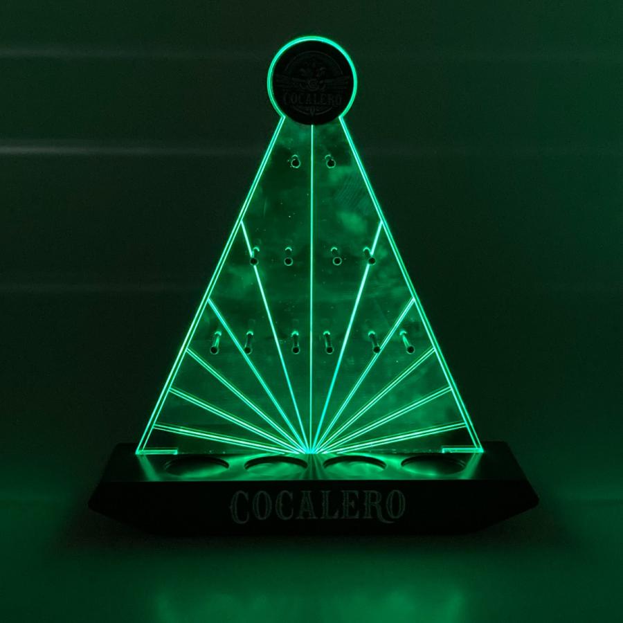 COCALERO コカレロボムタワー LEDディスプレイ グラス12個付き やや傷