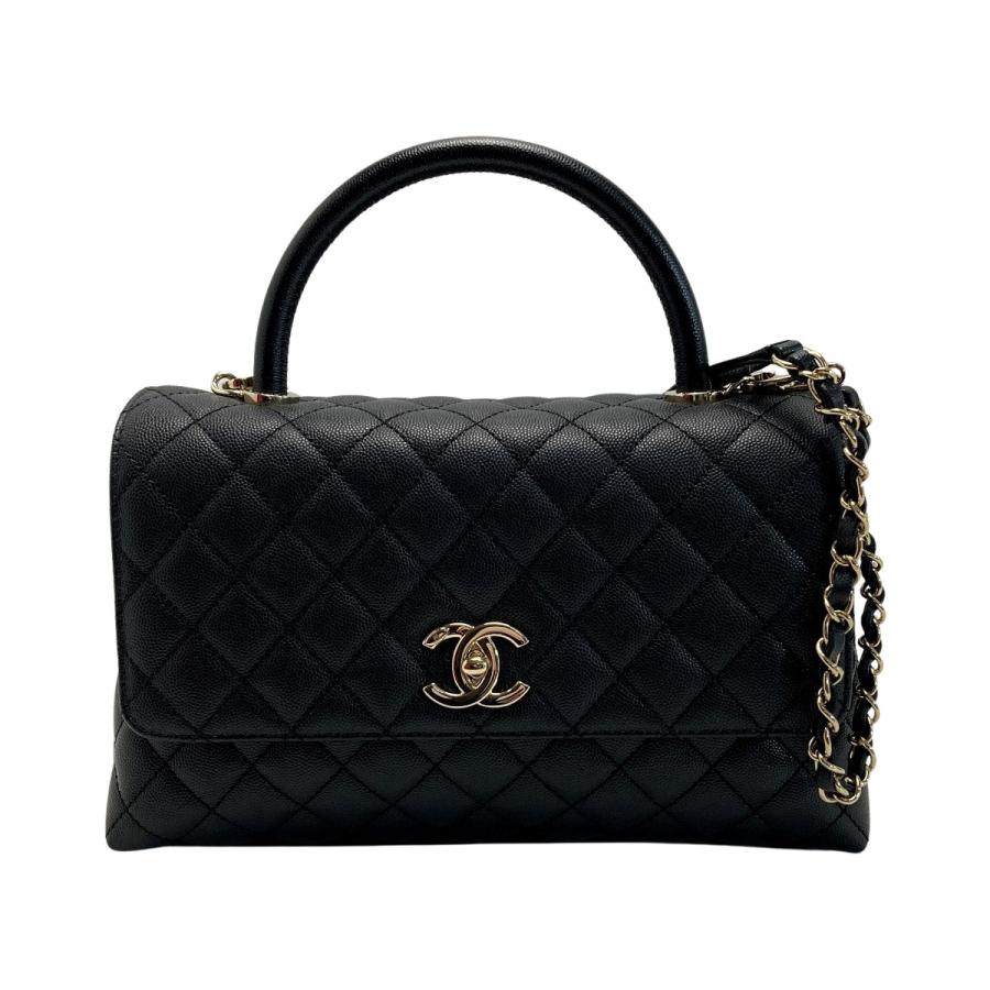 CHANEL（シャネル） ココハンドル29 キャビアスキン A92991 ブラック 