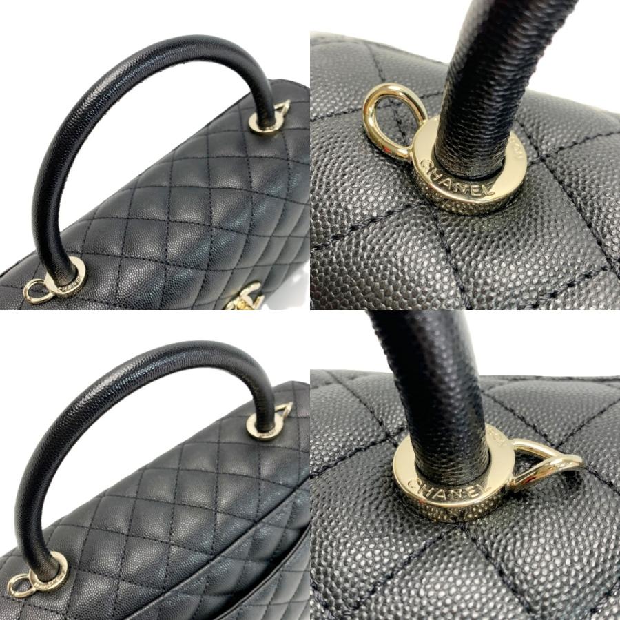 CHANEL（シャネル） ココハンドル29 キャビアスキン A92991 ブラック