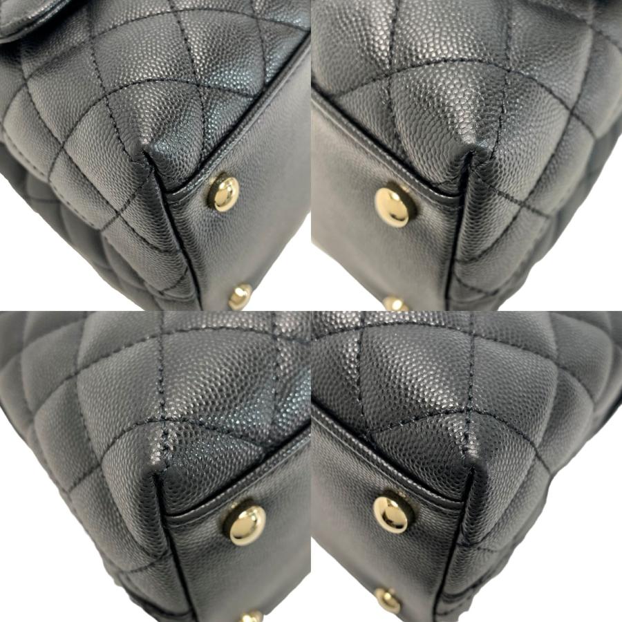 CHANEL（シャネル） ココハンドル29 キャビアスキン A92991 ブラック
