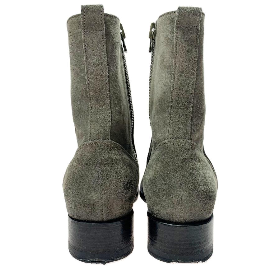 BUTTERO スウェード レザー サイド ジップ アップ B1117 グレー SIZE25.5㎝ ブーツ メンズ 箱 袋有 BUTTERO スウェード レザー サイド ジップ アップ B1117 グレー SIZE25