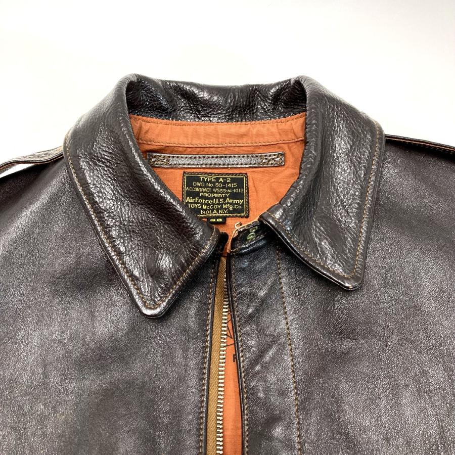 TOYS McCOY トイズマッコイ レザージャケット A-2 H.OKAMOTO ブラウン