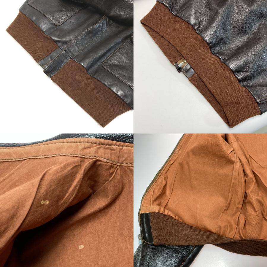 TOYS McCOY トイズマッコイ レザージャケット A-2 H.OKAMOTO ブラウン