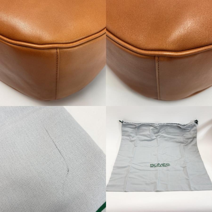 Somes Saddle ソメスサドル エリン 2WAYショルダーバッグ ER-54 ブラウン レザー 布袋有 Somes Saddle ソメスサドル エリン 2WAYショルダーバッグ ER-54