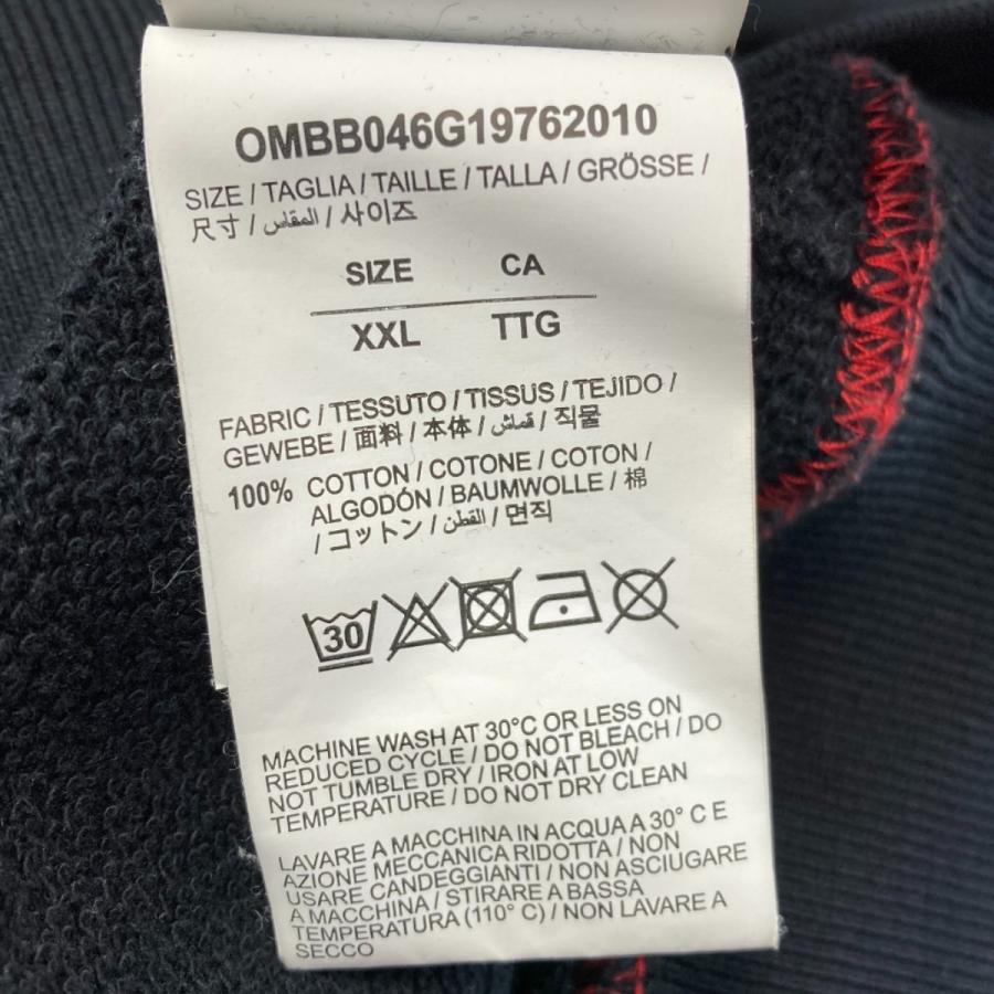 OFF-WHITE プルオーバーパーカー OMBB046G19762010 ブラック XXL