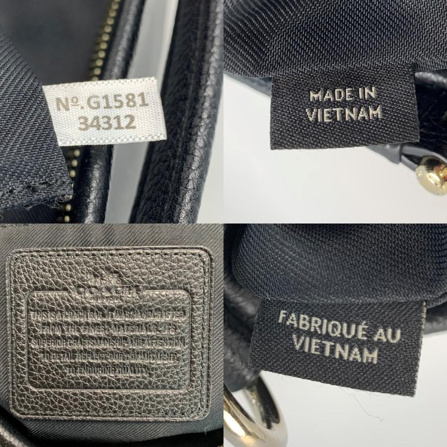 COACH（コーチ） スカウトホーボー 34312 ブラック 2WAYバッグ 