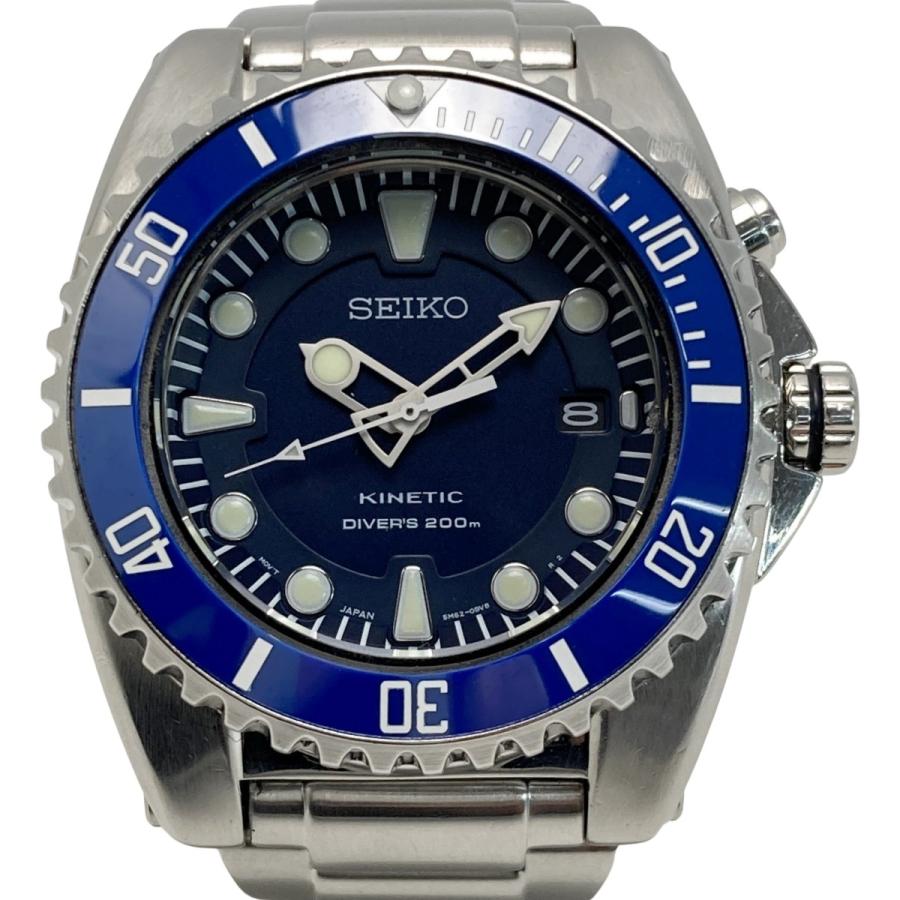 SEIKO（セイコー） キネティック ダイバー200m 5M62-0BL0 ブルー
