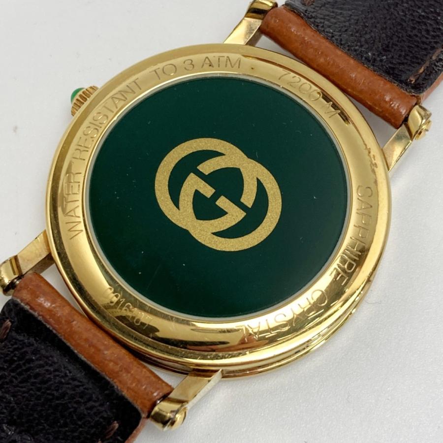 GUCCI（グッチ） ローマン文字盤 デイト 7200M ホワイト クォーツ