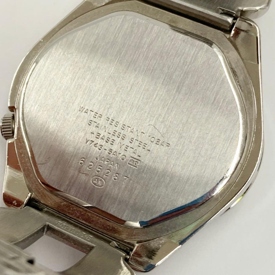 SEIKO（セイコー） ALBA アルバ AKA 青文字盤 デイデイト クォーツ
