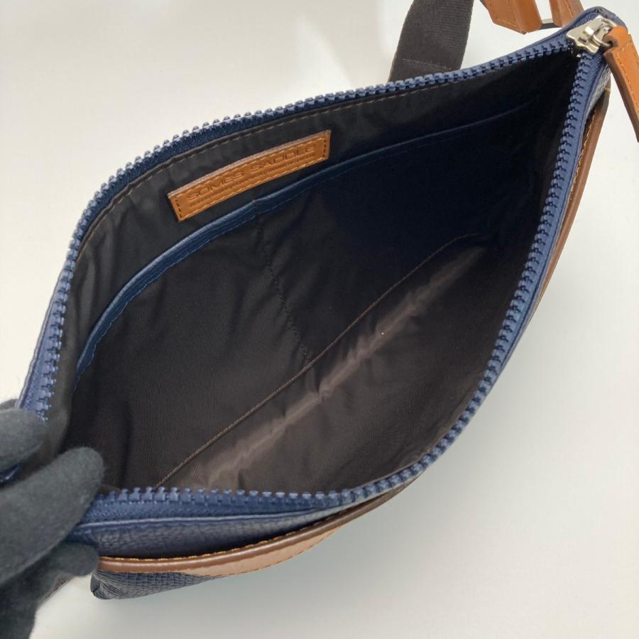 Somes Saddle ソメスサドル ジュール サコッシュ ネイビー レザー