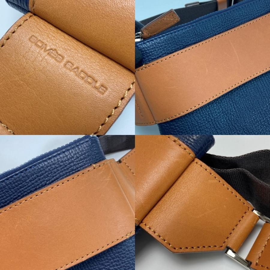 Somes Saddle ソメスサドル ジュール サコッシュ ネイビー レザー