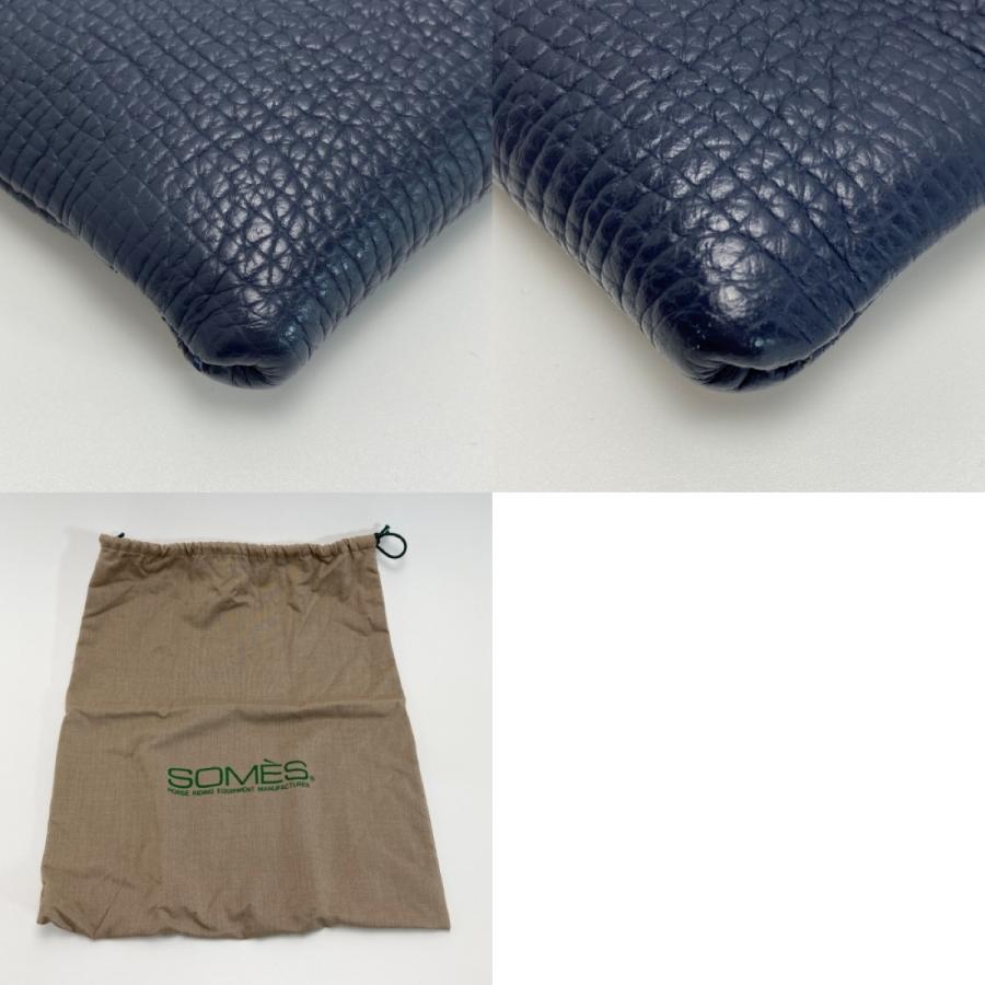 Somes Saddle ソメスサドル ジュール サコッシュ ネイビー レザー