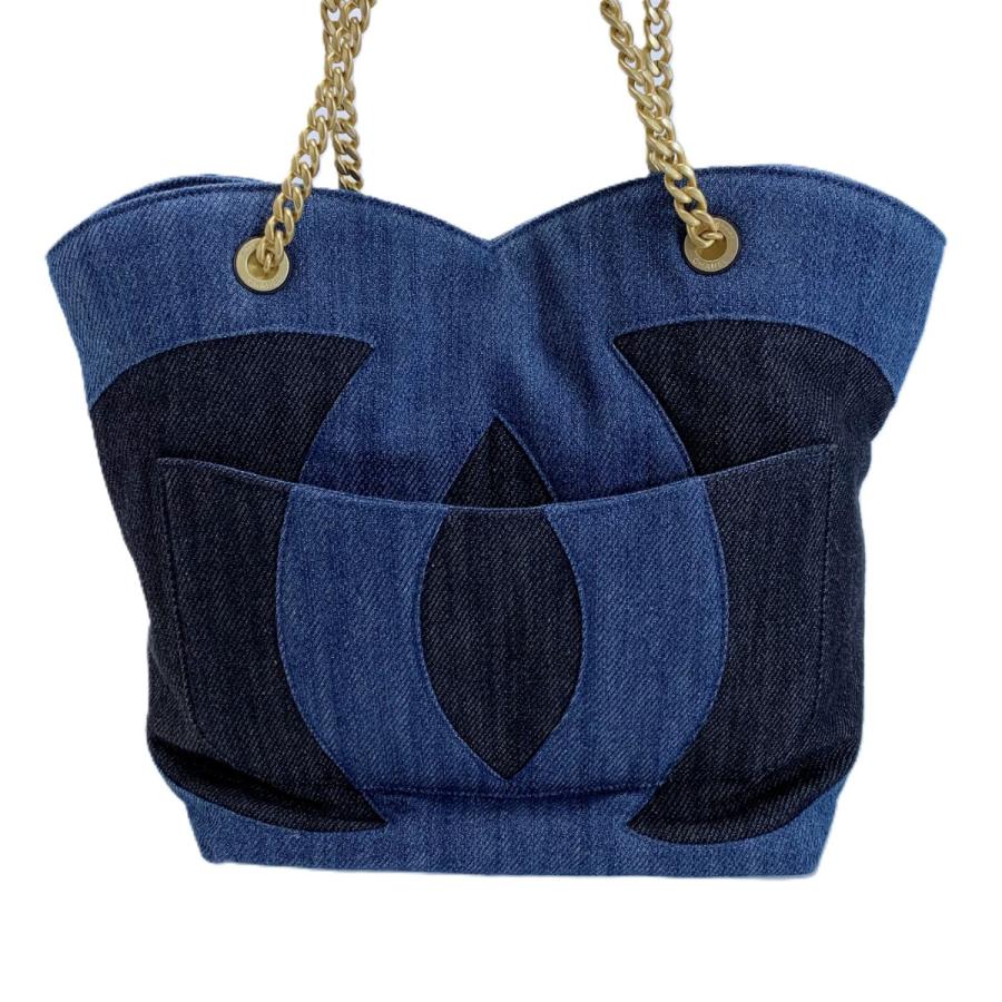 CHANEL（シャネル） ココマーク AS3857 インディゴ デニム チェーン