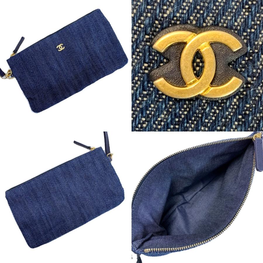 CHANEL（シャネル） ココマーク AS3857 インディゴ デニム チェーン