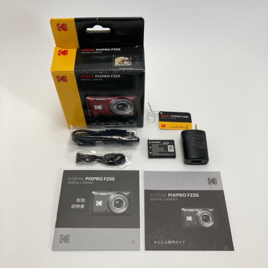 Kodak コダック コンパクトデジタルカメラ PIXPRO FZ55 ブラック 充電