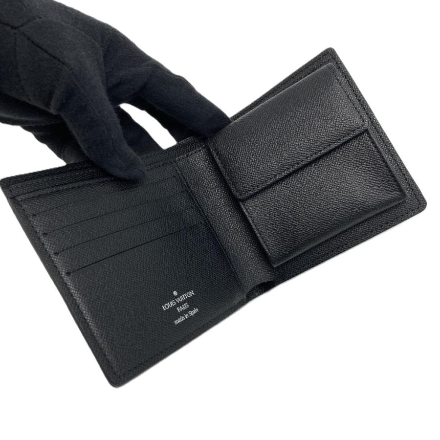 Louis Vuitton ポルトフォイユ マルコ ダミエ 折り財布 8770. LOUIS VUITTON（ルイ・ヴィトン） ダミエ コバルト ポルトフォイユ