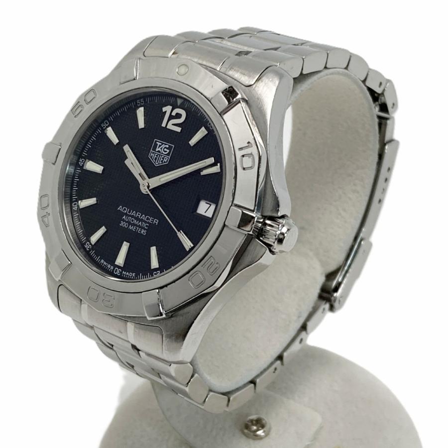 TAG HEUER タグホイヤー アクアレーサー デイト WAF2110 ブラック 自動