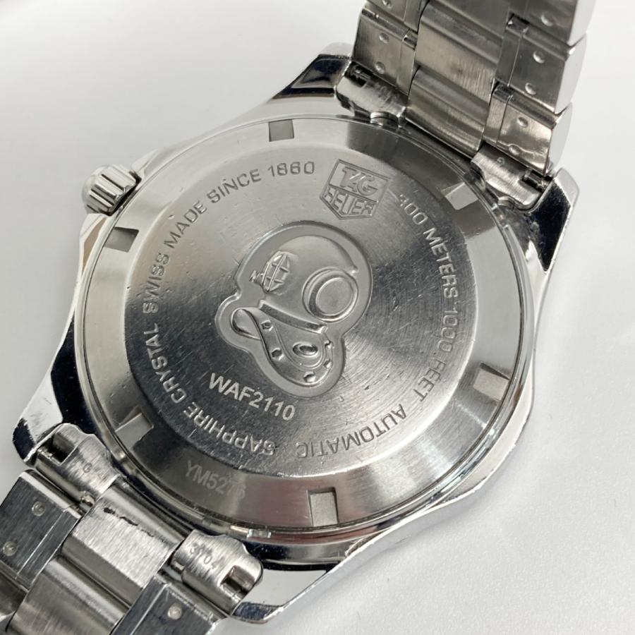 TAG HEUER タグホイヤー アクアレーサー デイト WAF2110 ブラック 自動