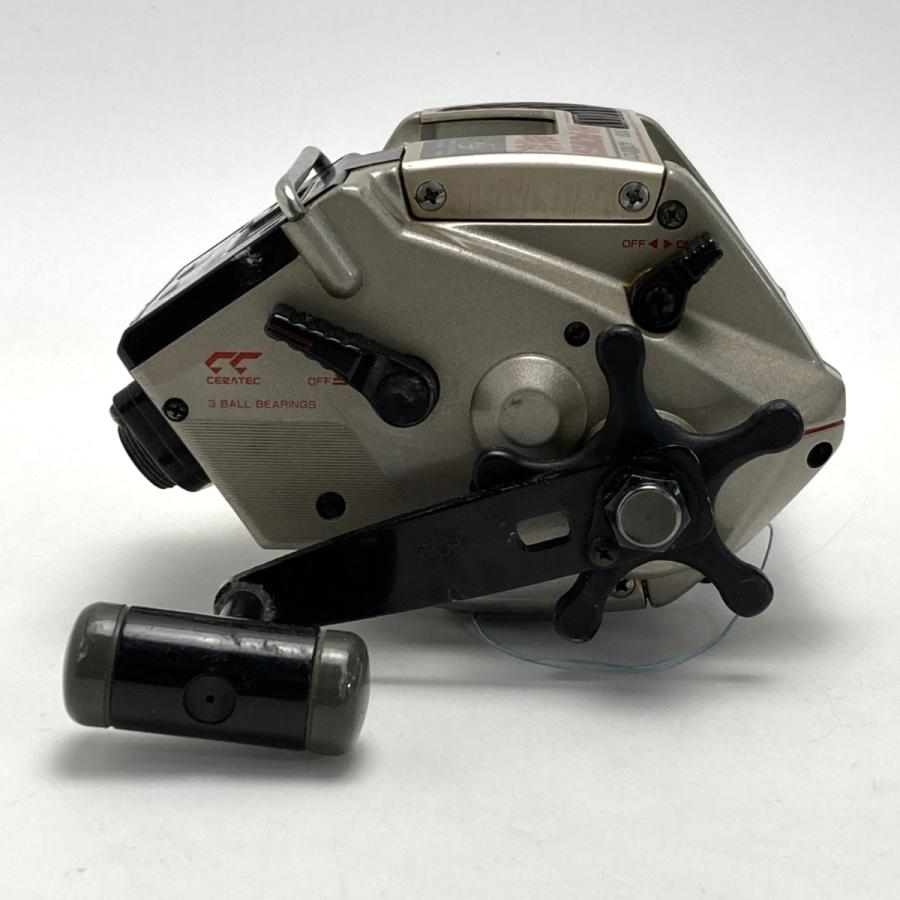 RYOBI リョービ AD電動101 ハイパワー剛技 電動リール コード付き カウンターローラー劣化有り 傷や汚れありの画像