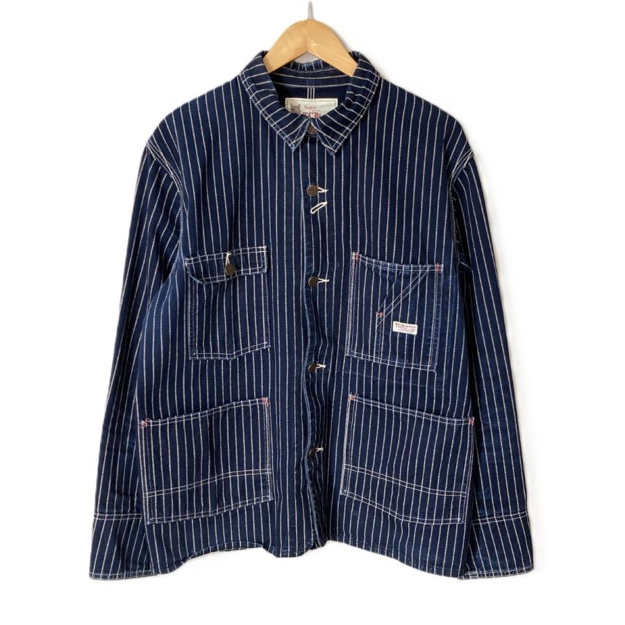 TCBジーンズ　TCBjeans　カバーオール　ウォバッシュ　40 TCB JEANS ジャケット ウォバッシュカバーオール デニム SIZE 40