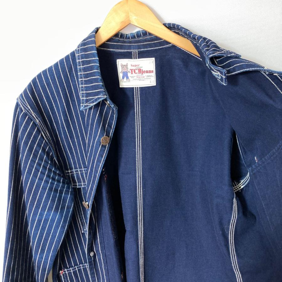 TCBジーンズ　TCBjeans　カバーオール　ウォバッシュ　40 TCB JEANS ジャケット ウォバッシュカバーオール デニム SIZE 40