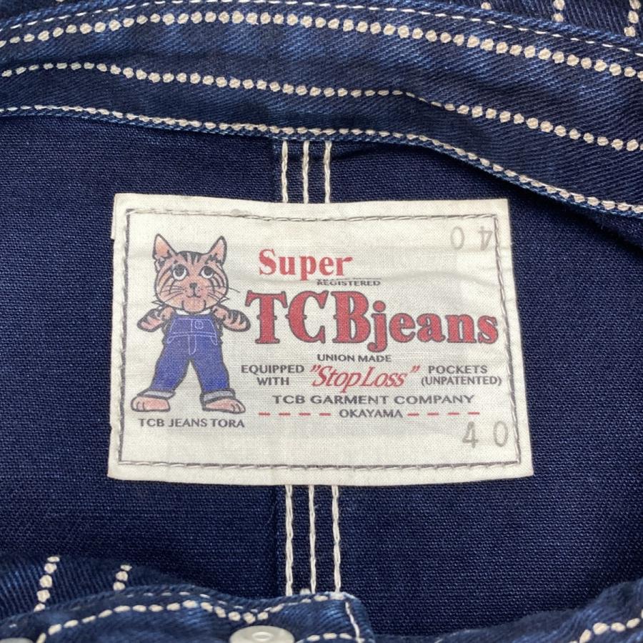 TCB JEANS ジャケット ウォバッシュカバーオール デニム SIZE 40