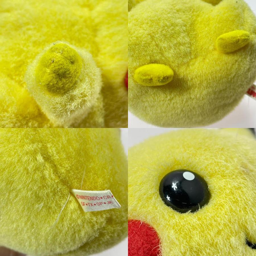 TOMY ピカチュウ 初期 ぬいぐるみ 希少当時物 1990年代 やや傷や汚れ