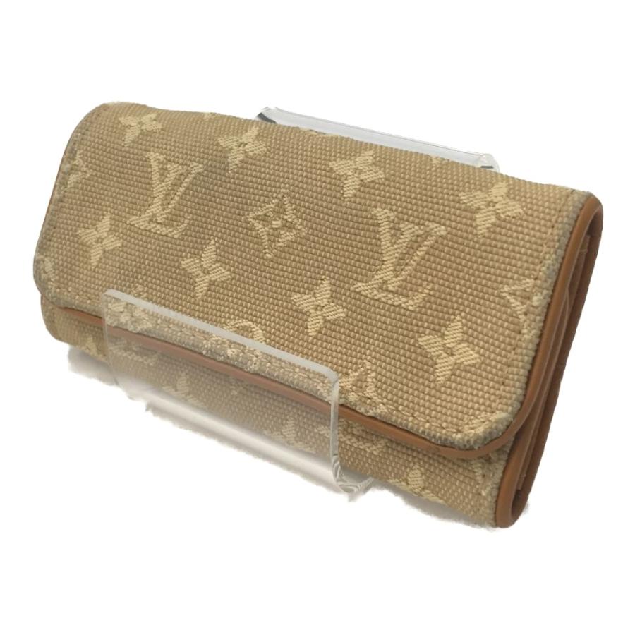 △△LOUIS VUITTON ルイヴィトン モノグラム・ミニ  ミュルティクレ4連 キーケース M92432 ベージュ LOUIS VUITTON（ルイ・ヴィトン） △△ モノグラム・ミニ