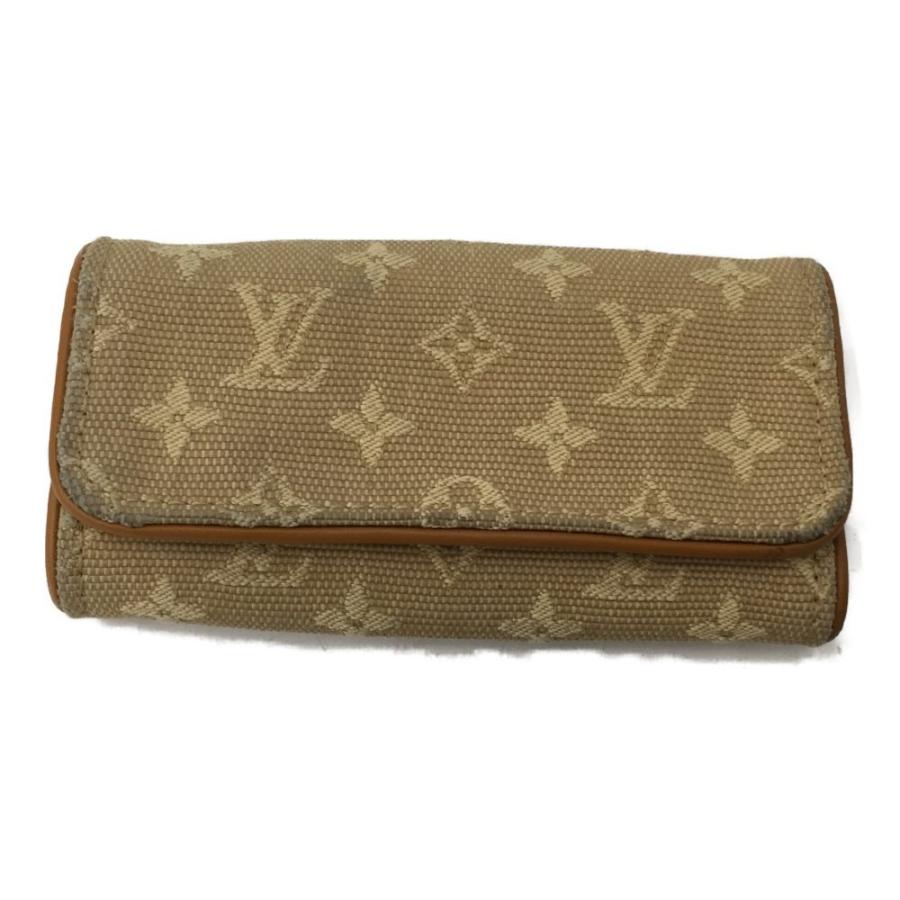 △△LOUIS VUITTON ルイヴィトン モノグラム・ミニ  ミュルティクレ4連 キーケース M92432 ベージュ LOUIS VUITTON（ルイ・ヴィトン） △△ モノグラム・ミニ
