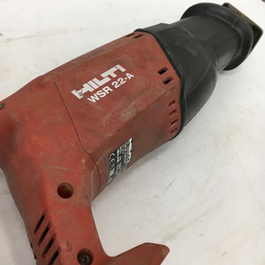 ヒルティ WSR22-A 充電式レシプロソー【野田愛宕店】【店頭取引限定】【中古】ITK1RCYW2XSC △△ Hilti ヒルティ コードレスレシプロソー WSR22-A レッド 21.6v
