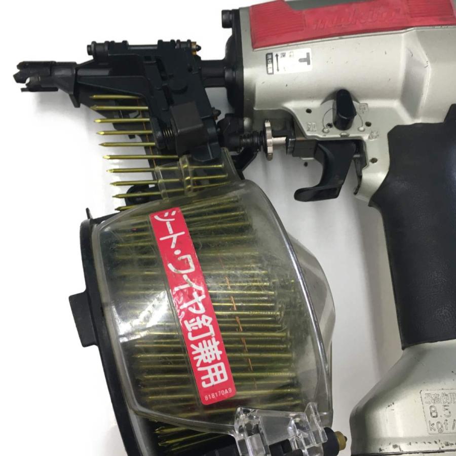 ［中古品］マキタAN611 常圧釘打ち機 △△ MAKITA マキタ 常圧 65mm エア釘打機 AN611 やや傷や汚れあり