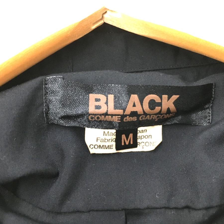 △△ BLACK COMME des GARCONS AD2019 ベルテッド シャツ 1E-B014 やや