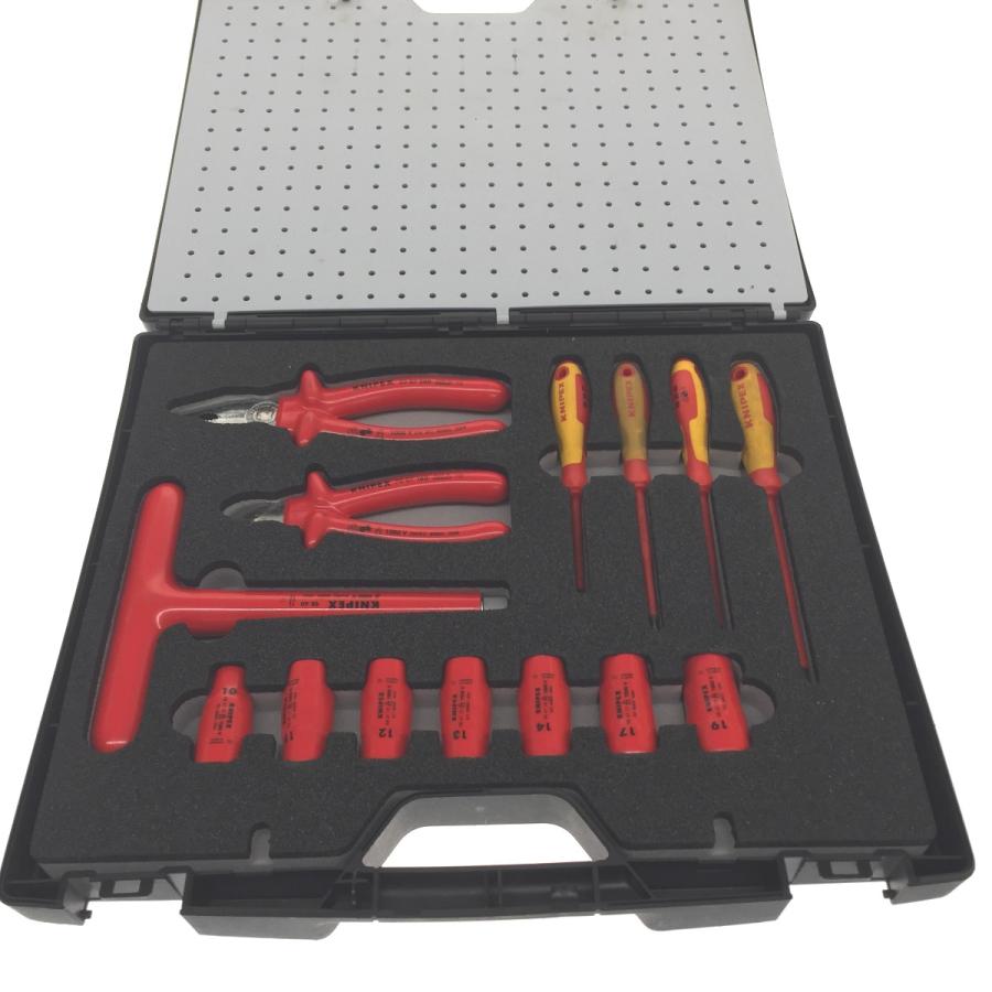 新品！KNIPEX絶縁工具セット箱