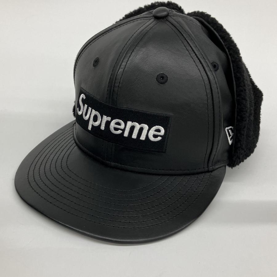 Supreme（シュプリーム） △△ 22AW×NEW ERA Leather Earflap Box Logo