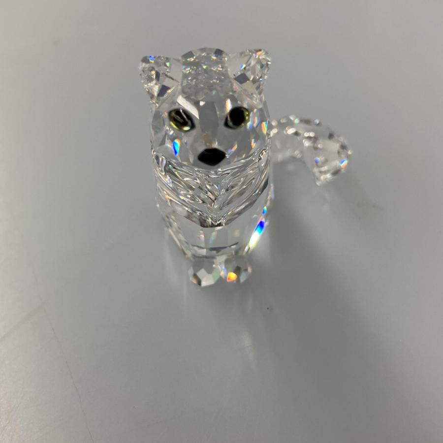 SWAROVSKI（スワロフスキー） △△ おすわり猫 7634046000 やや傷や