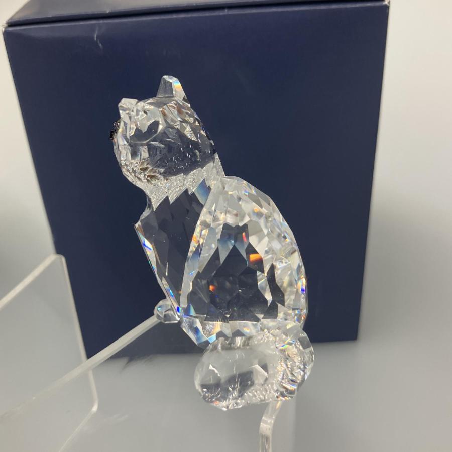SWAROVSKI（スワロフスキー） △△ おすわり猫 7634046000 やや傷や