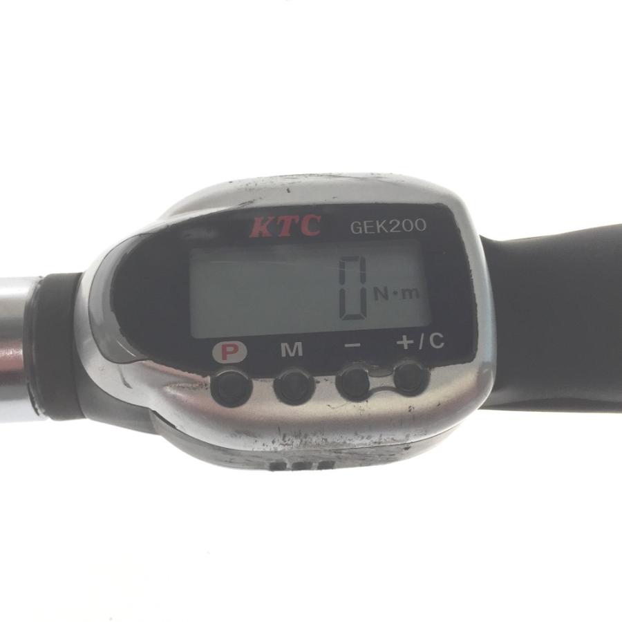 △△ KTC ケーティーシー デジラチェ ラチェットヘッドタイプ GEK200 