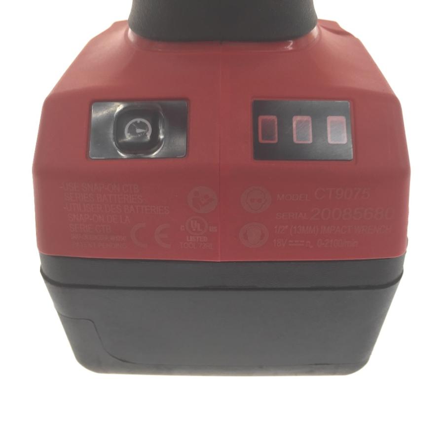 △△ Snap-on スナップオン 充電式 インパクトレンチ 18V CT9075 △△ Snap-on スナップオン 充電式 インパクトレンチ 18V CT9075