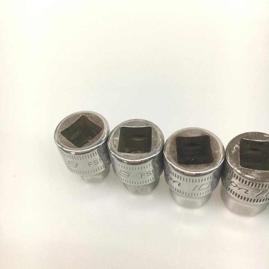 △△ Snap-on スナップオン 3/8ショートソケット 10個セット △△ Snap-on スナップオン 3/8ショートソケット 10個セット