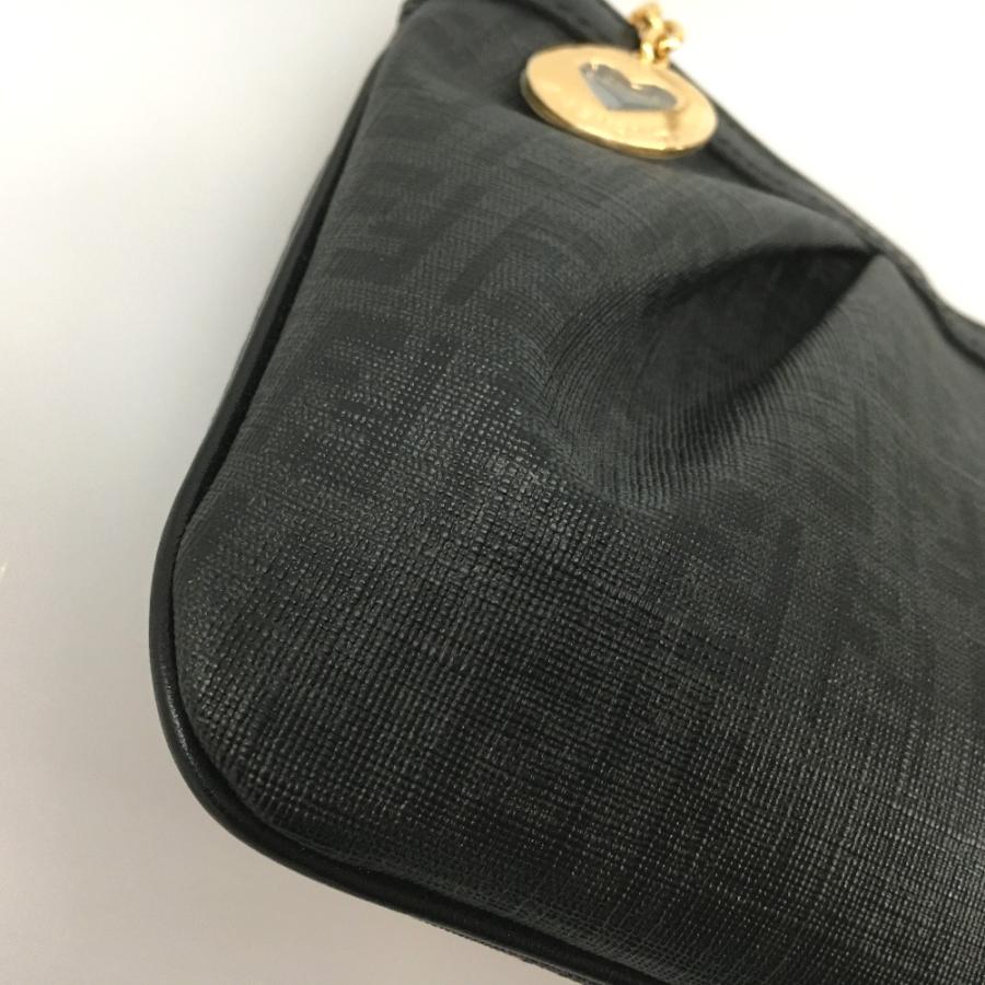 FENDI（フェンディ） △△ ズッカ柄 PVC アクセサリーポーチ 8BR594 