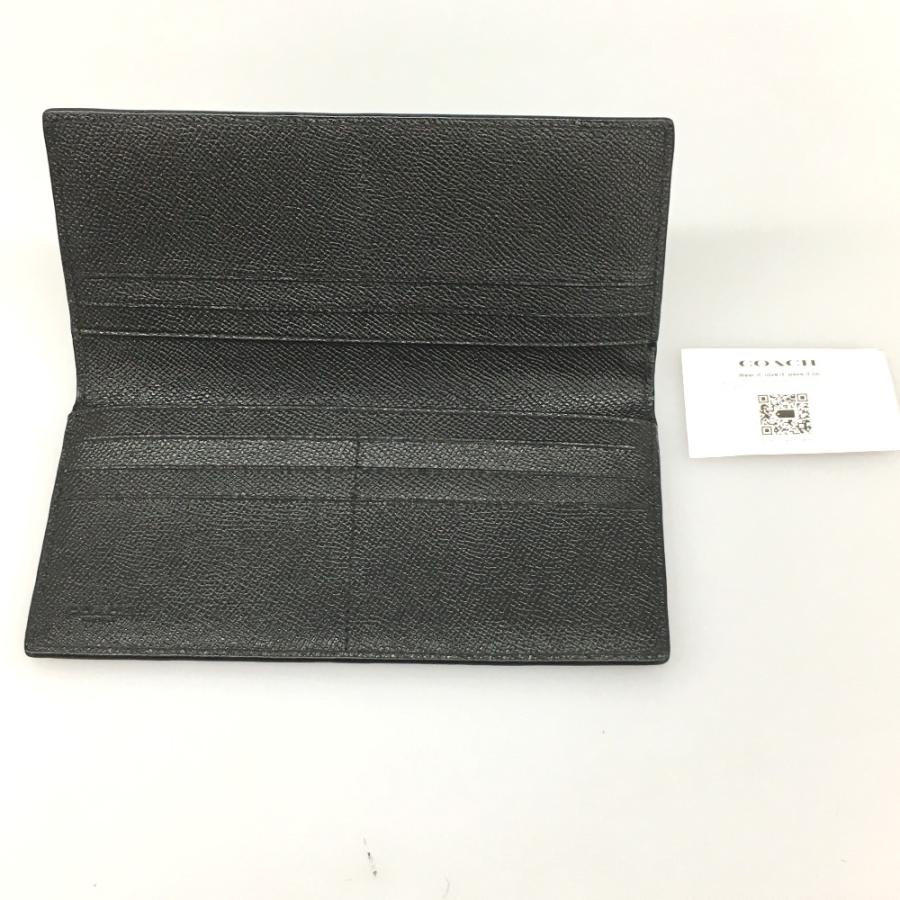 COACH（コーチ） △△ 二つ折り財布 M2244 ブラック 目立った傷や汚れ