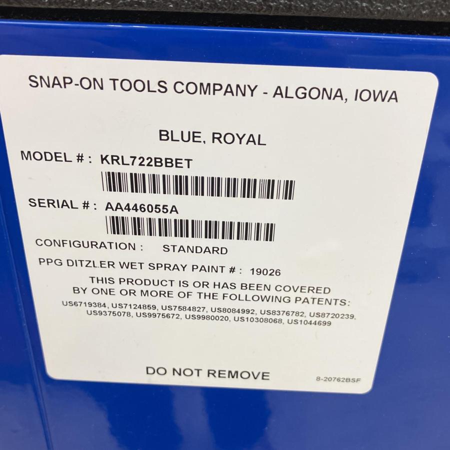 Snap-on スナップオン 【店頭引取限定】ワークセンター 工具箱 ツール 