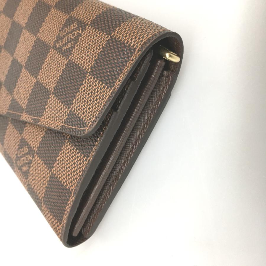 △△LOUIS VUITTON ルイヴィトン 長財布 ダミエ ポルトフォイユサラ ICチップ 反りあり N63209 LOUIS VUITTON（ルイ・ヴィトン） △△ 長財布 ダミエ ポルトフォイユ