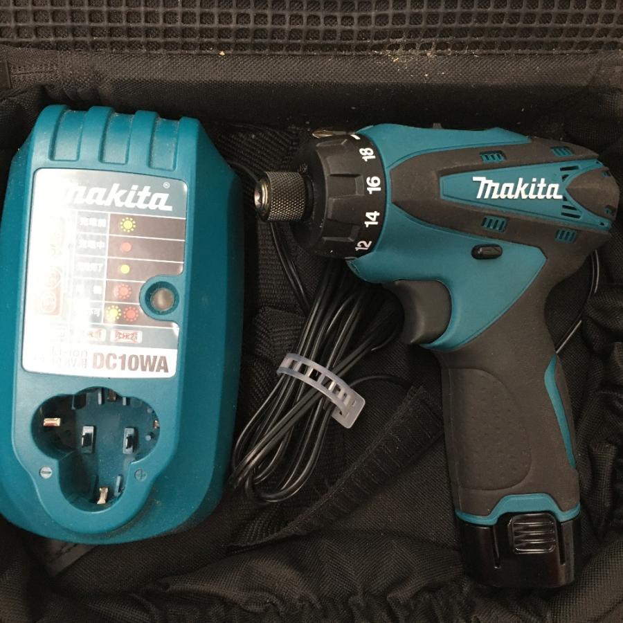 △△ MAKITA マキタ ドライバドリル DF030D 充電器・充電池1個・ケース 