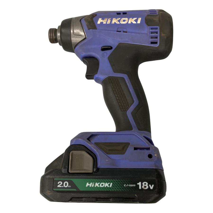 △△ HiKOKI ハイコーキ コードレスインパクトドライバ 18v 充電池1個 