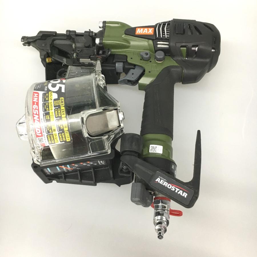 △△ MAX マックス エア釘打ち 高圧 65mm 限定色 HN-65N4 ミリタリー 