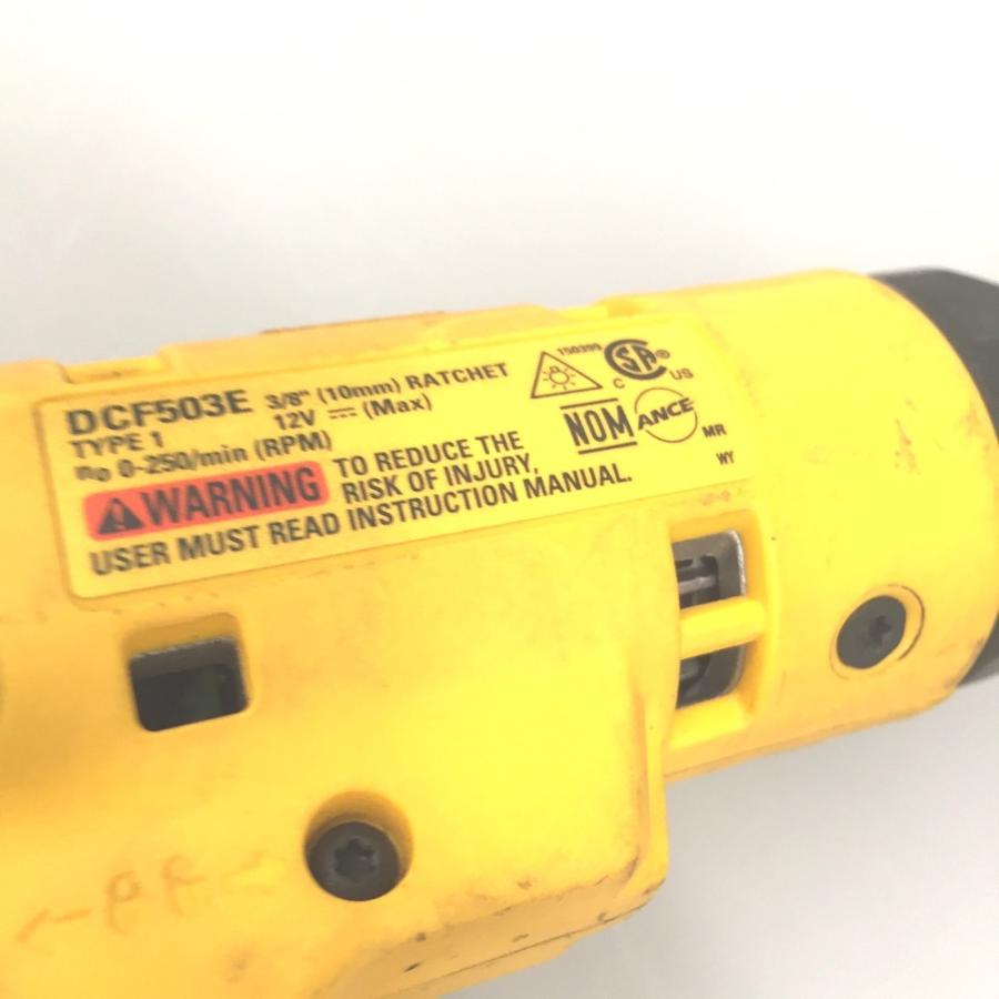 △△ DEWALT デウォルト 3/8 コードレスラチェット 充電池1個付 △△ DEWALT デウォルト 3/8 コードレスラチェット 充電池1個付