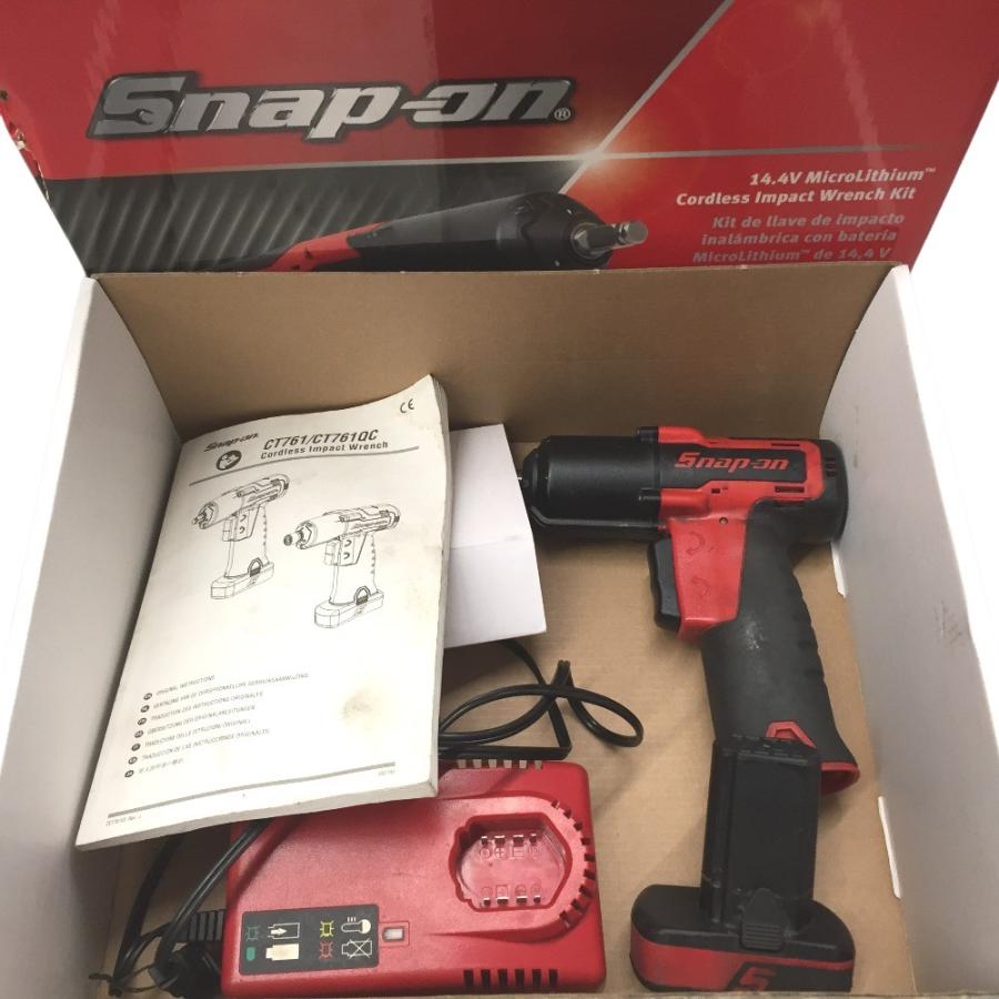 △△ Snap-on スナップオン 14.4v 3/8 インパクトレンチ 充電器・充 