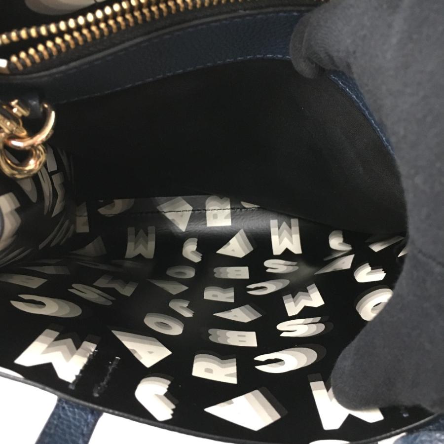 △△ MARC JACOBS マークジェイコブス 2WAYバッグ M0015685 ネイビー 