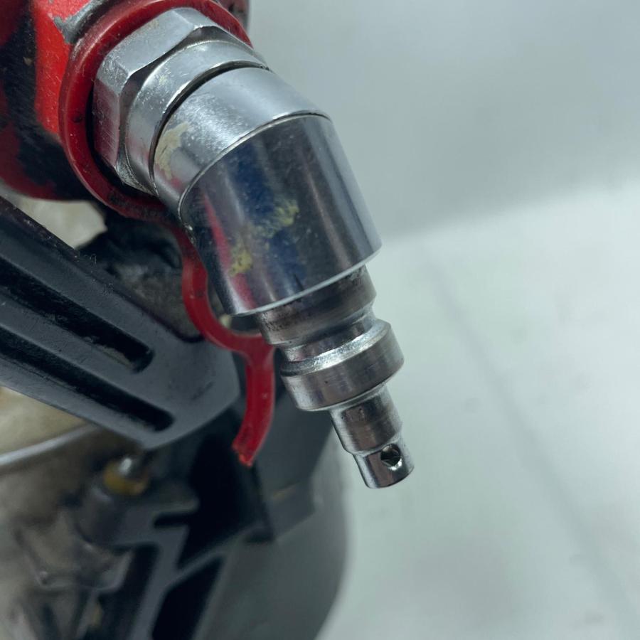 MAX マックス エア釘打ち HN-90 レッド ケース付 高圧 90mm 傷や汚れ